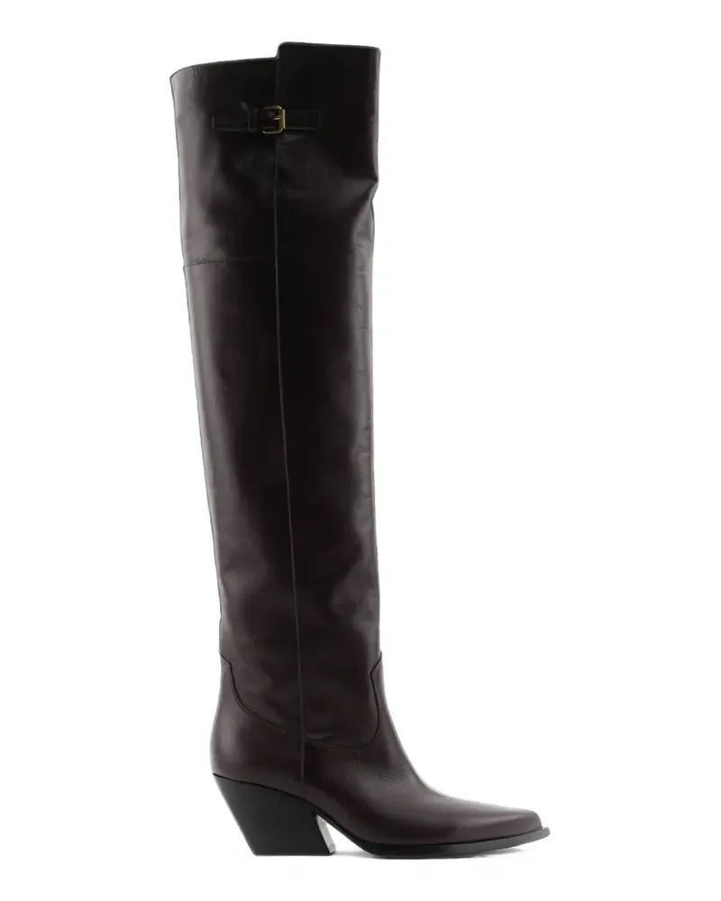 Elena Iachi Sharp Overknee-Boots - Braun Braun