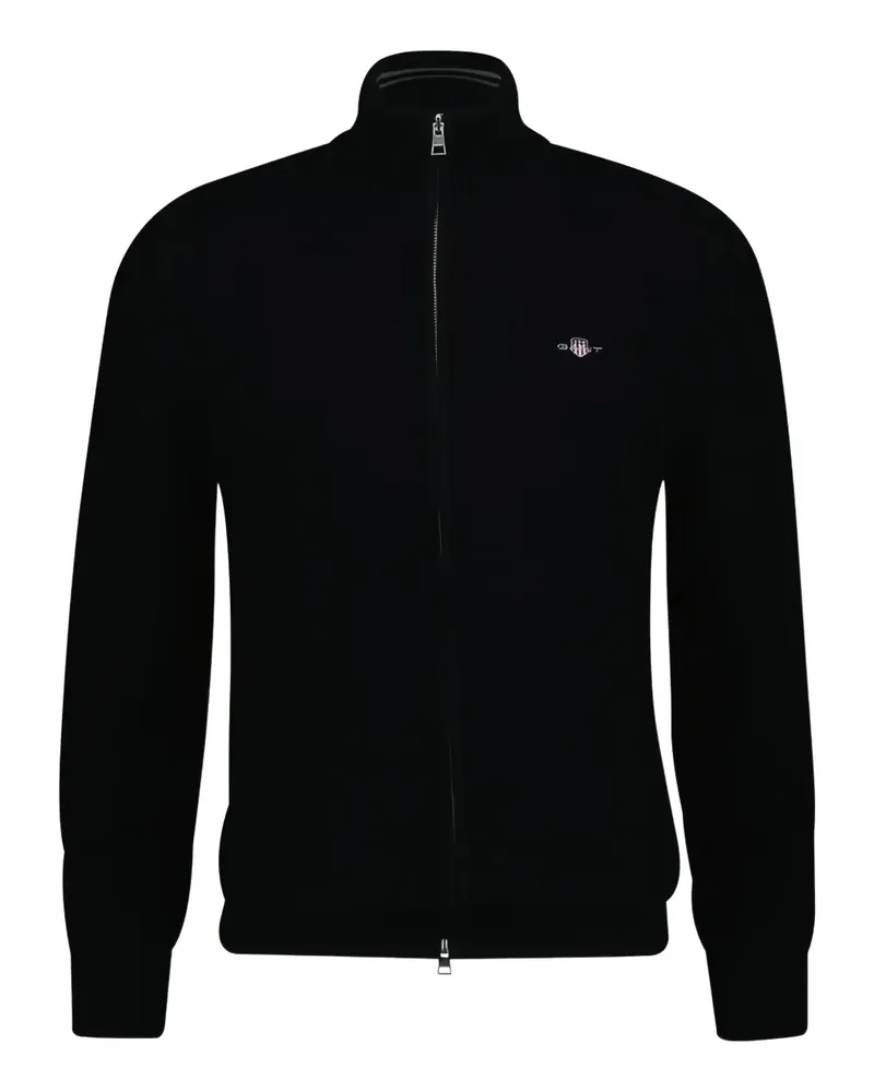 Gant Cardigan mit Reißverschluss - Schwarz Schwarz