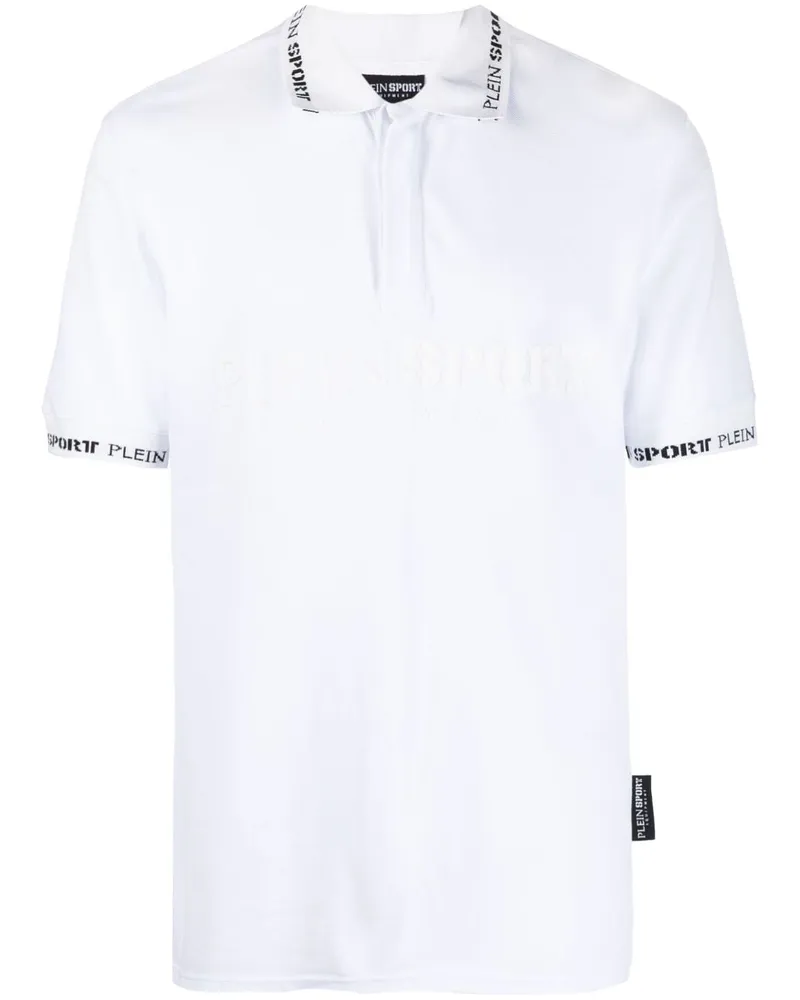 Philipp Plein Poloshirt mit Logo-Print - Weiß Weiß