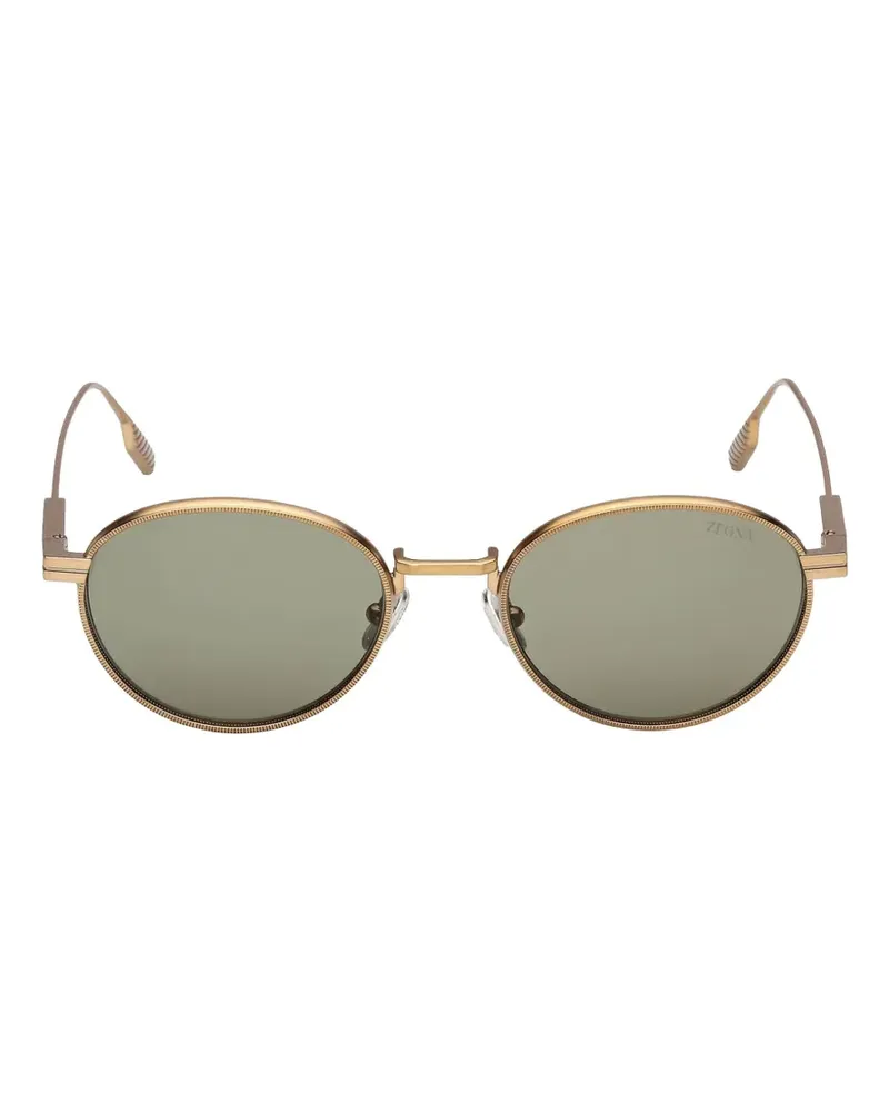 Ermenegildo Zegna round-frame sunglasses - Gold Gold