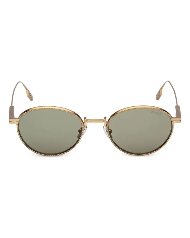 Ermenegildo Zegna round-frame sunglasses - Gold Gold