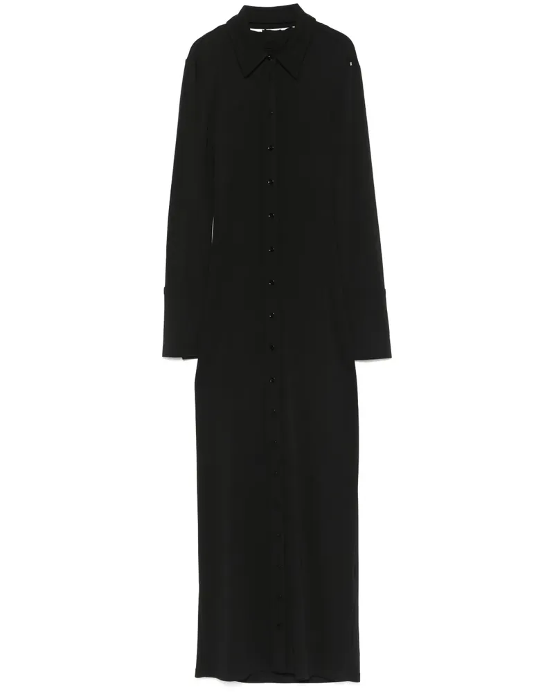 SPORTMAX Nias Maxikleid - Schwarz Schwarz