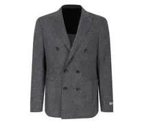 Doppelreihiger Anzug - Grau