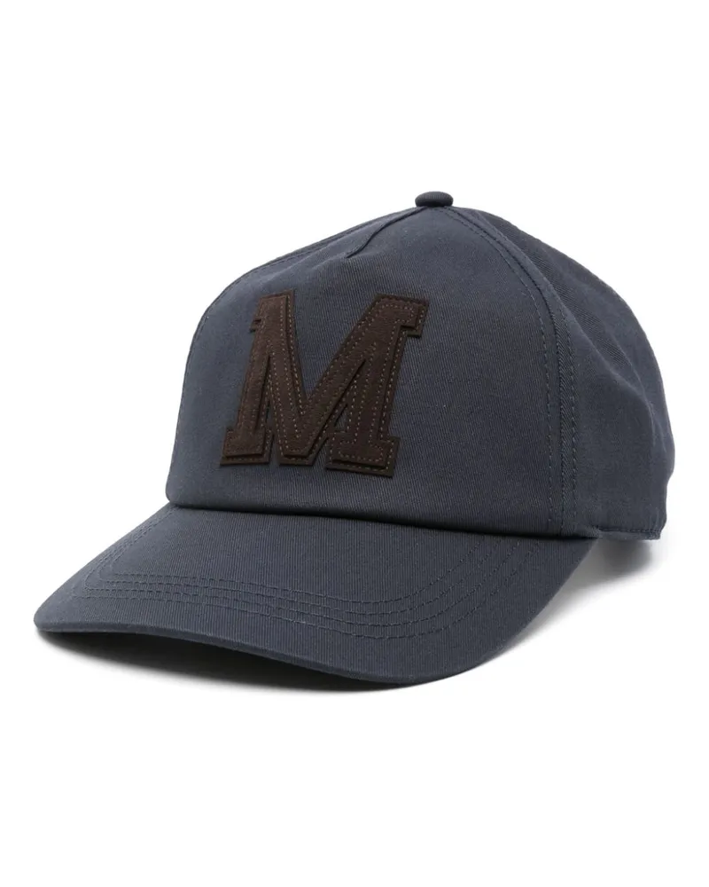 Moncler Baseballkappe mit Logo-Patch Blau