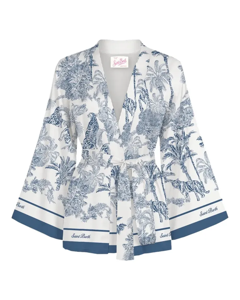 MC2 Saint Barth Carly short kimono - Weiß Weiß