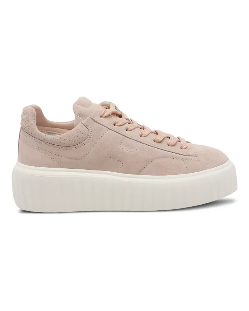 Hogan H-stripes platform sneakers - Rosa Rosa