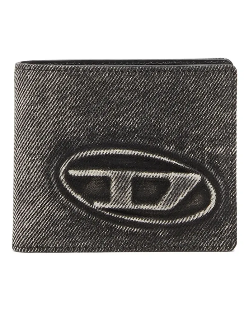 Diesel 3D 1DR Bi Fold Coin Wallet - Grau Grau