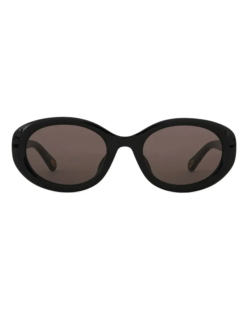 Chloé Marcie oval-frame sunglasses - Schwarz Schwarz