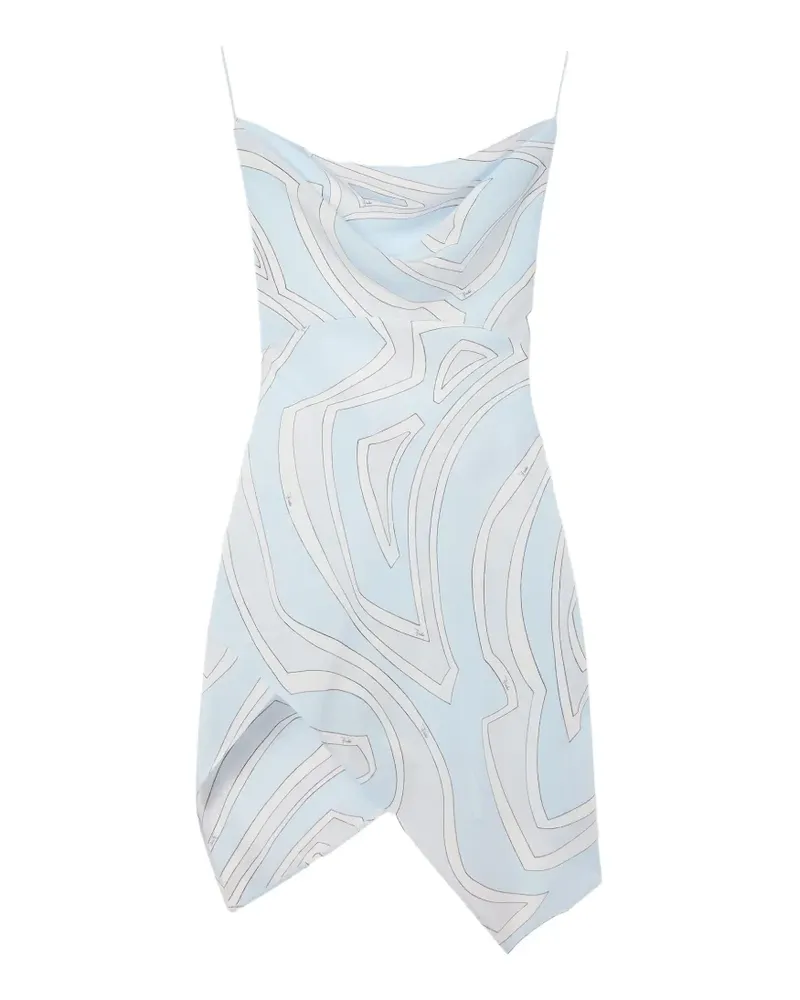 Emilio Pucci Kleid mit Labirinto-Print - Blau Blau