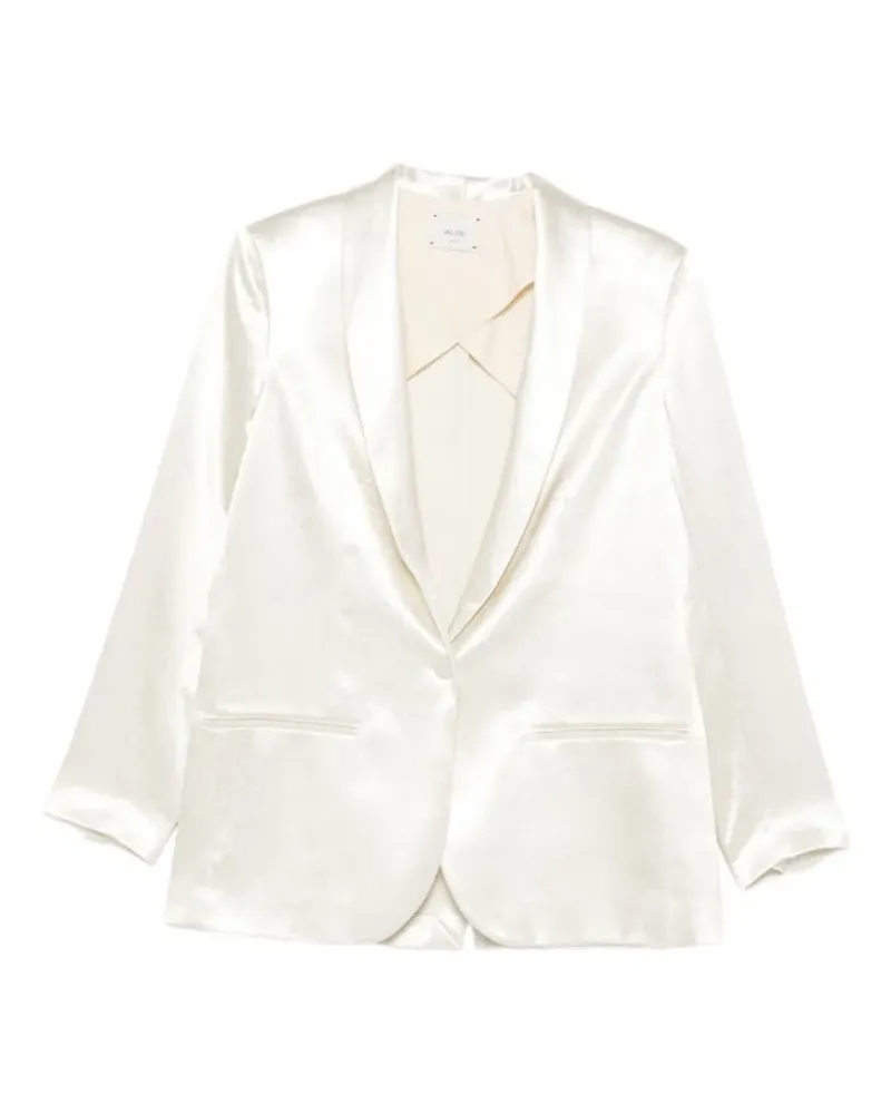 ALYSI Einreihiges Sakko - Weiß Weiß