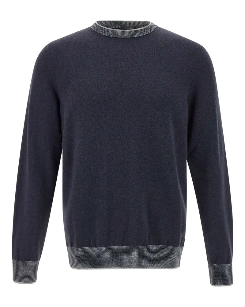 Peserico Pullover mit Rundhalsausschnitt - Blau Blau