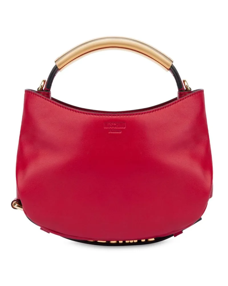 Moschino Handle Me Tote Bag mit Logo - Rot Rot
