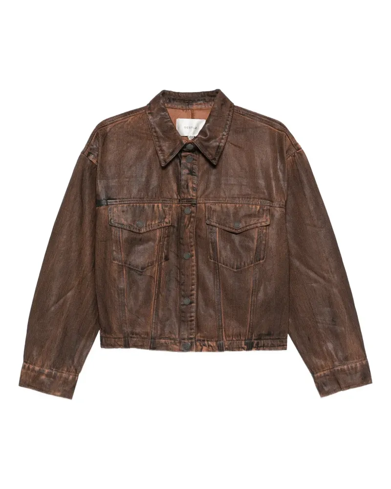 Gestuz GZcellie chest pocket jacket - Braun Braun
