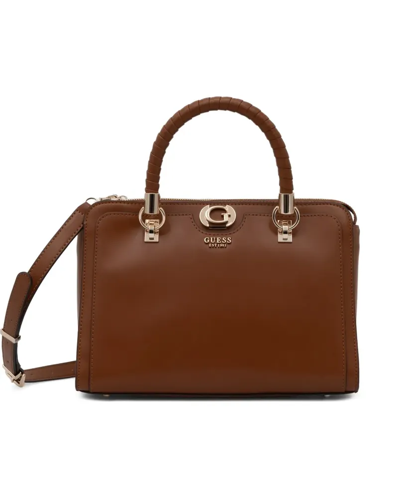 Guess Mini Orlina Tote Bag - Braun Braun