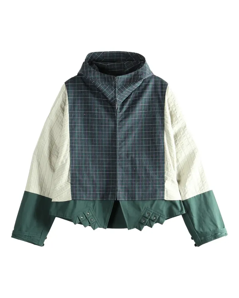 KIKO KOSTADINOV check stripe jacket - Grün Grün