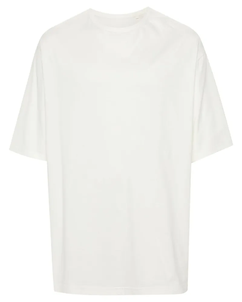 Y-3 T-Shirt mit Logo-Applikation - Weiß Weiß