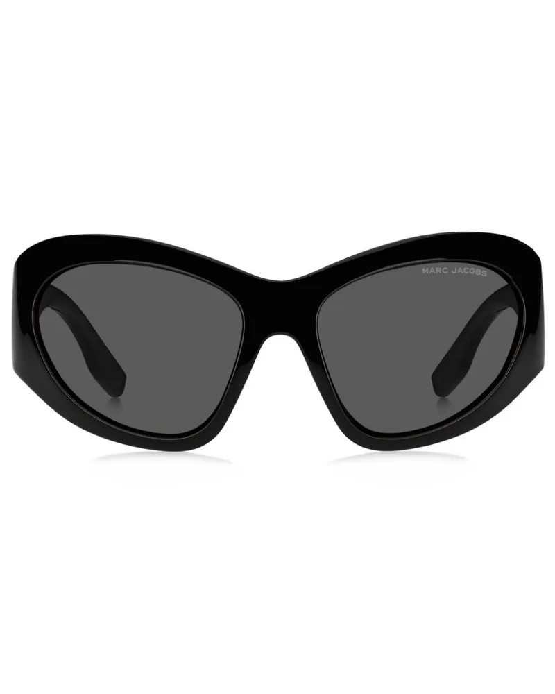 Marc Jacobs Ergonomische Sonnenbrille - Schwarz Schwarz
