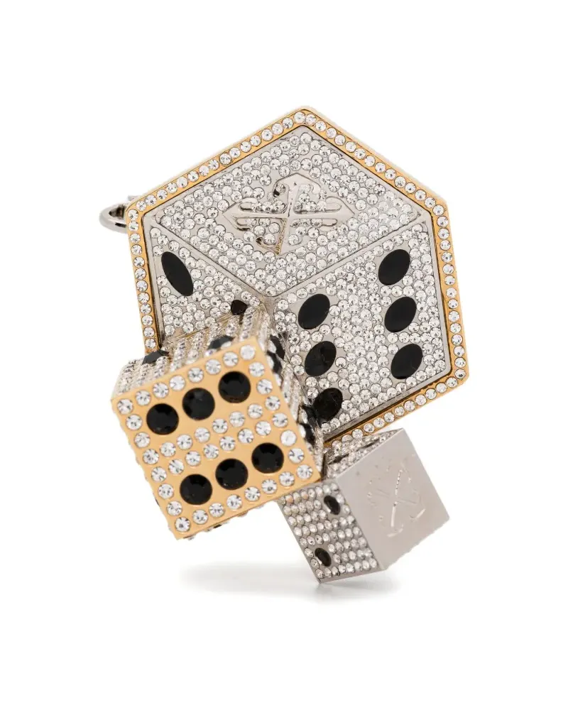 OFF-WHITE Ohrring mit Kristallen - Silber Silber