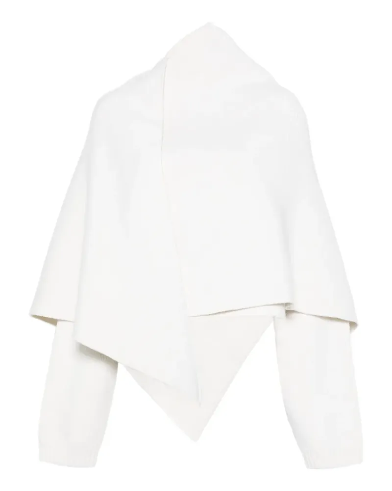 Alberta Ferretti Asymmetrisch drapierte Jacke - Nude Nude