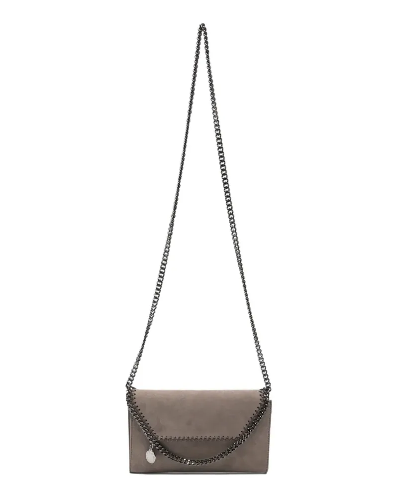 Stella McCartney Falabella chain-trim crossbody bag - Grau Grau
