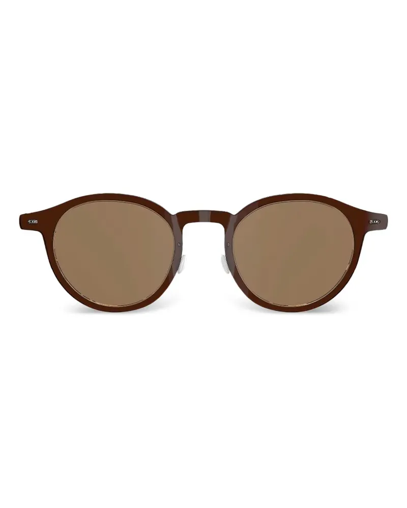 Lindberg 8347 round-frame sunglasses - Braun Braun