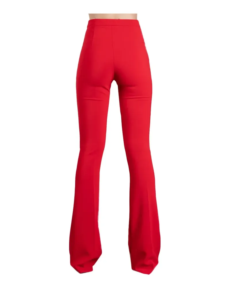 Elisabetta Franchi chain-detail flared trousers - Rot Rot