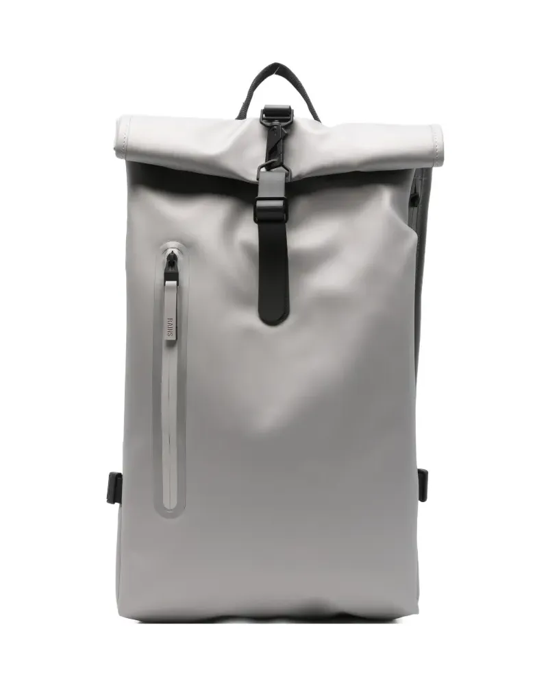 RAINS Rucksack mit Rollverschluss - Grau Grau