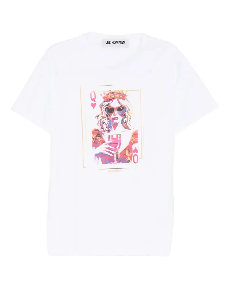 Les Hommes printed T-shirt - Weiß Weiß