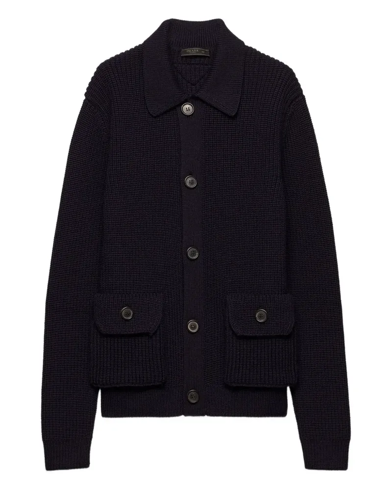 Prada Klassischer Cardigan - Blau Blau
