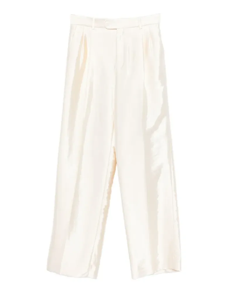 Sandro Gerade Hose - Nude Nude