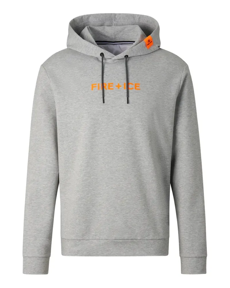 Bogner Fire & Ice Hoodie mit Logo-Print - Grau Grau