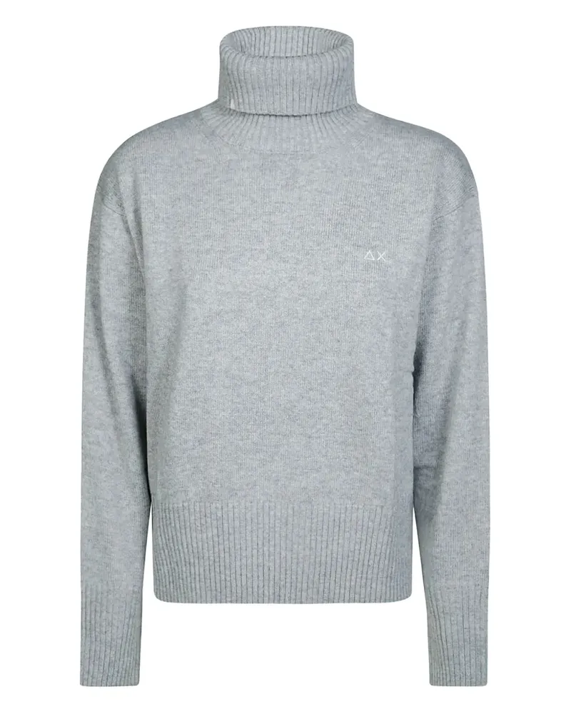 Sun68 Pullover mit Rollkragen - Grau Grau