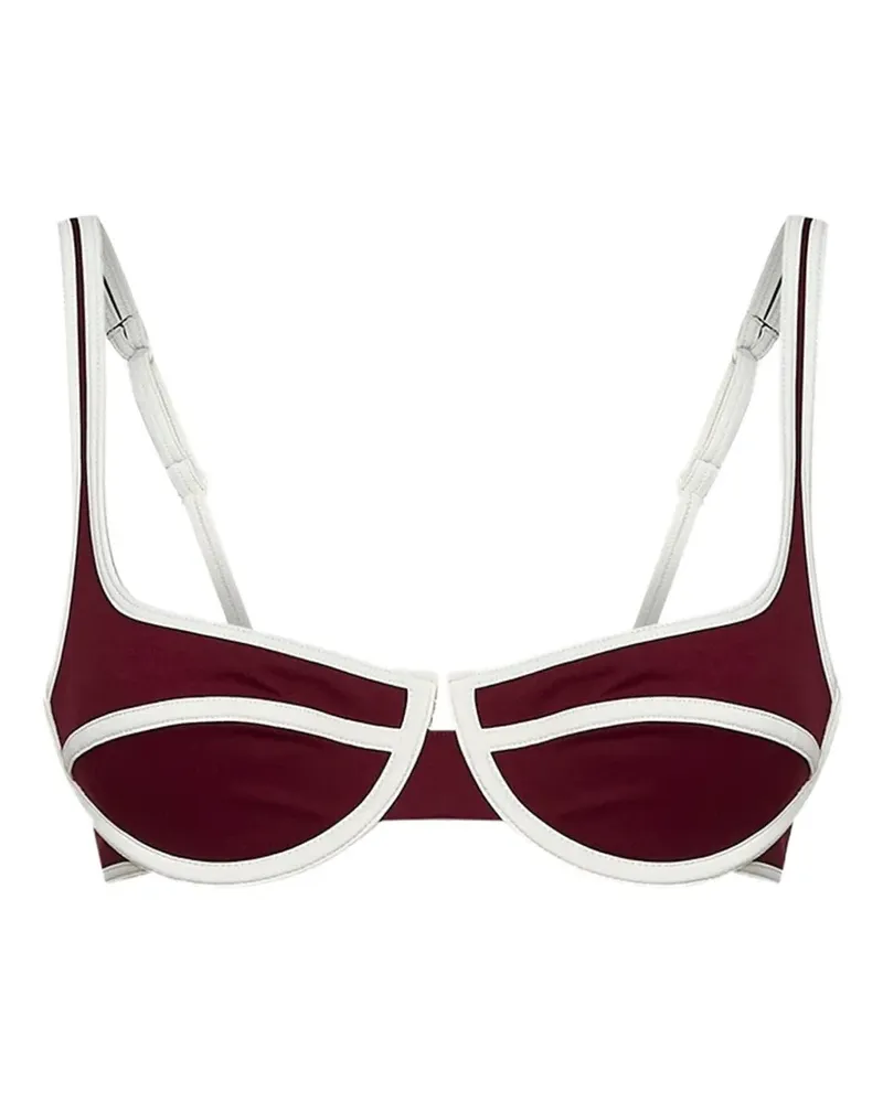 MC2 Saint Barth Bandeau-Bikinioberteil - Rot Rot