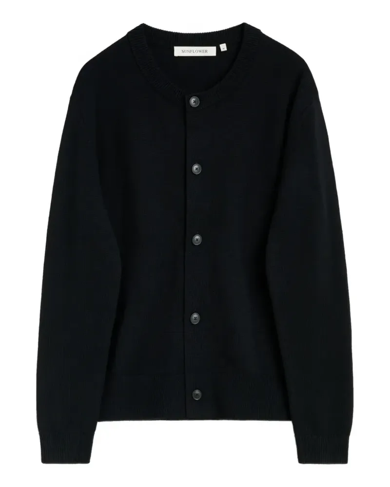 Sunflower Moon wool cardigan - Schwarz Schwarz