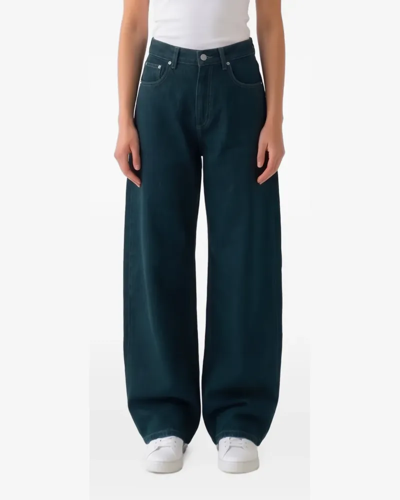 FRANKIE Shop Nick Barrel-Leg-Jeans - Blau Blau