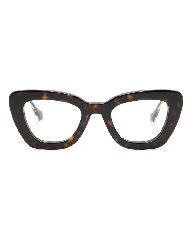 Gucci Cat-Eye-Sonnenbrille mit GG - Braun Braun