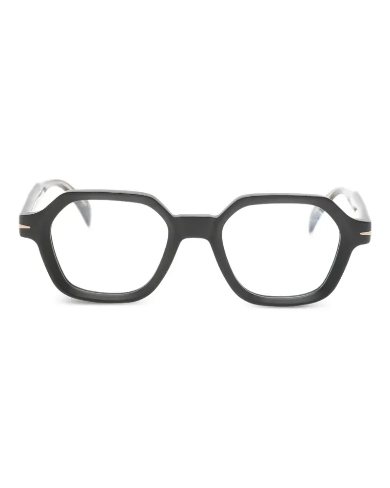 EYEWEAR by DAVID BECKHAM DB 7140 Brille mit geometrischem Gestell - Schwarz Schwarz