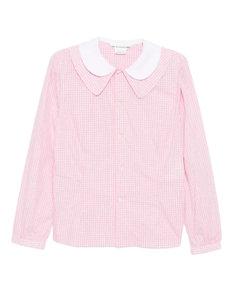 Comme des Garçons Hemd mit doppeltem Kragen - Rosa Rosa