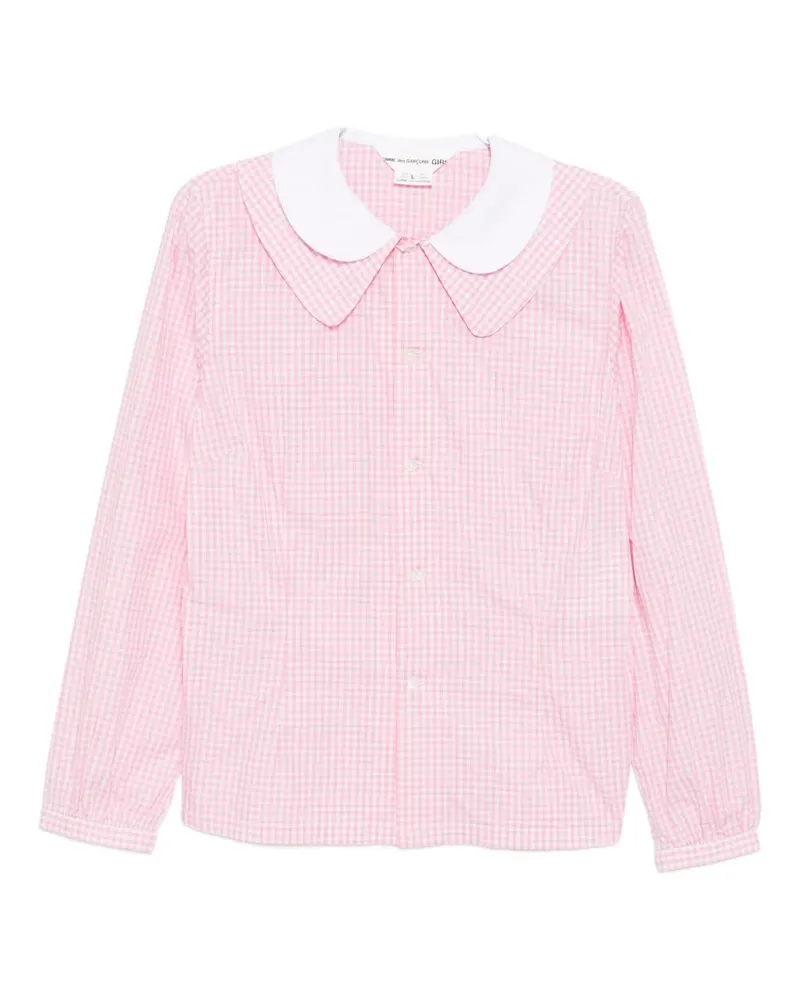 Comme des Garçons double-collar shirt - Rosa Rosa
