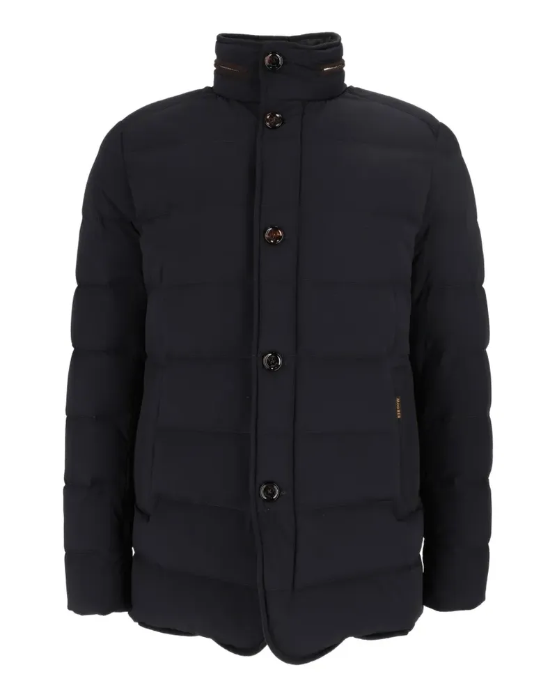 MOORER Nolde-Kn quilted coat - Blau Blau