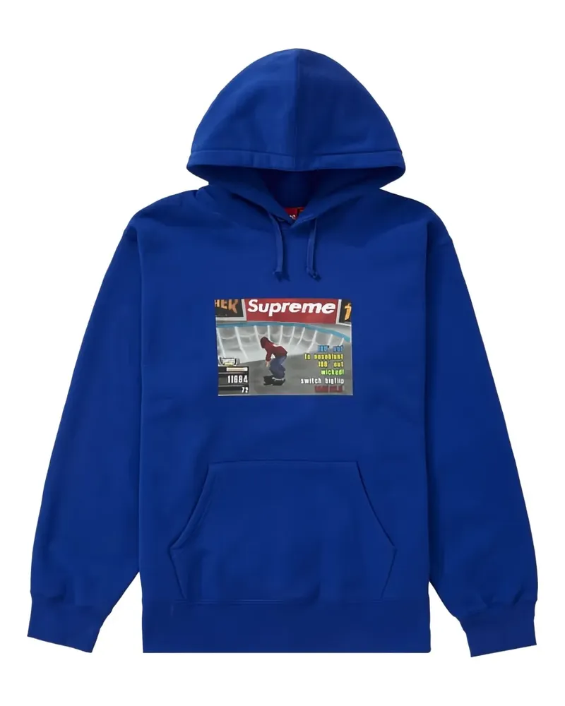 Supreme Being x Thrasher Hoodie mit grafischem Print - Blau Blau