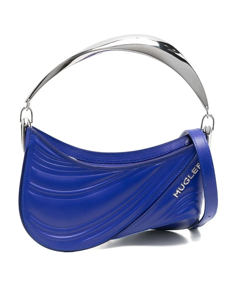 Thierry Mugler Kleine Spiral Curve 01 Handtasche - Blau Blau