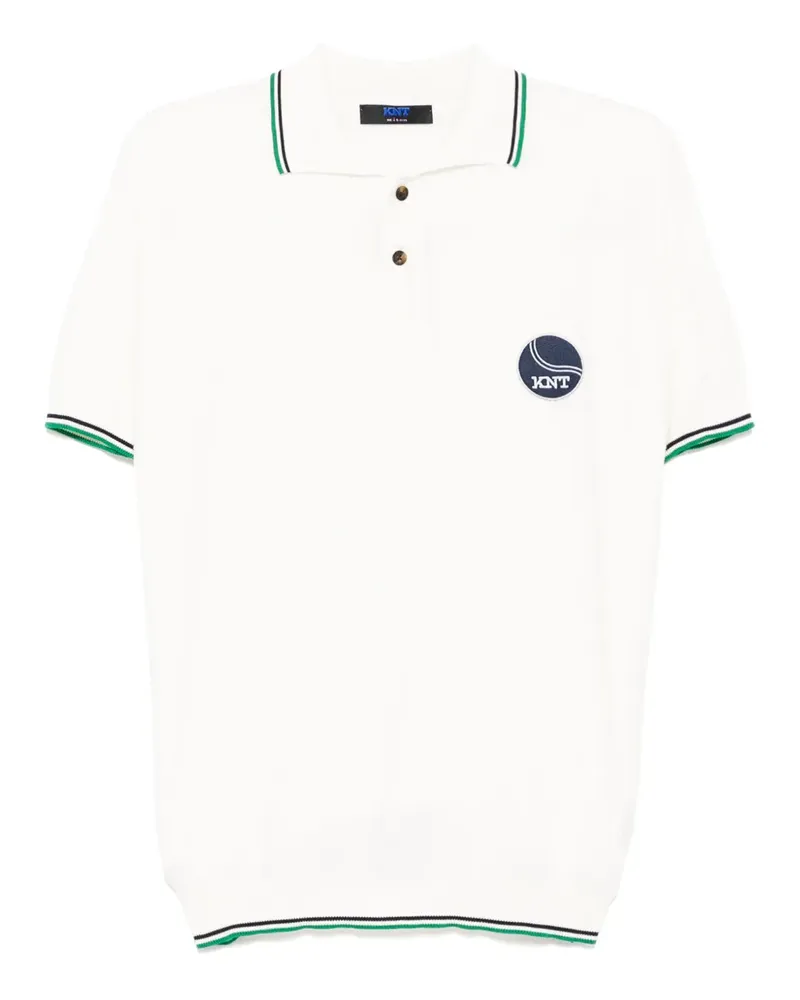 Kiton Knt Poloshirt - Weiß Weiß
