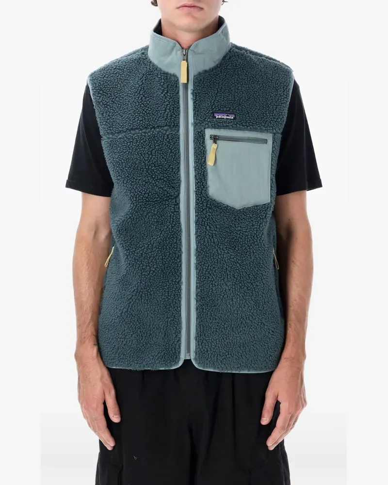 Patagonia Classic Retro-X® Fleeceweste mit Reißverschluss - Blau Blau
