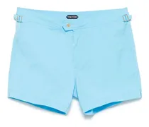 Badeshorts mit Logo-Detail - Blau