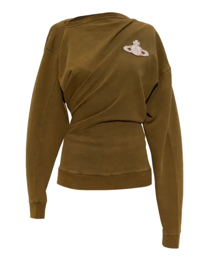 Vivienne Westwood Hebo orb-appliqué sweatshirt - Grün Grün