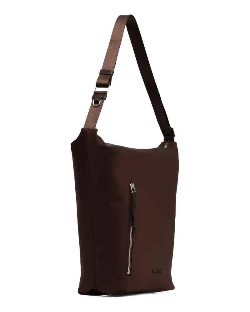 Marc O'Polo medium zip-detail shoulder bag - Braun Braun