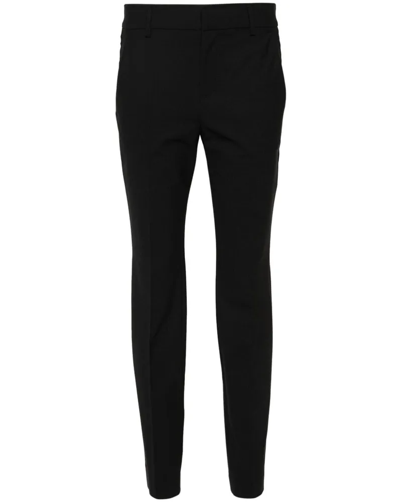 Brunello Cucinelli Zigarettenhose mit schmalem Schnitt - Schwarz Schwarz