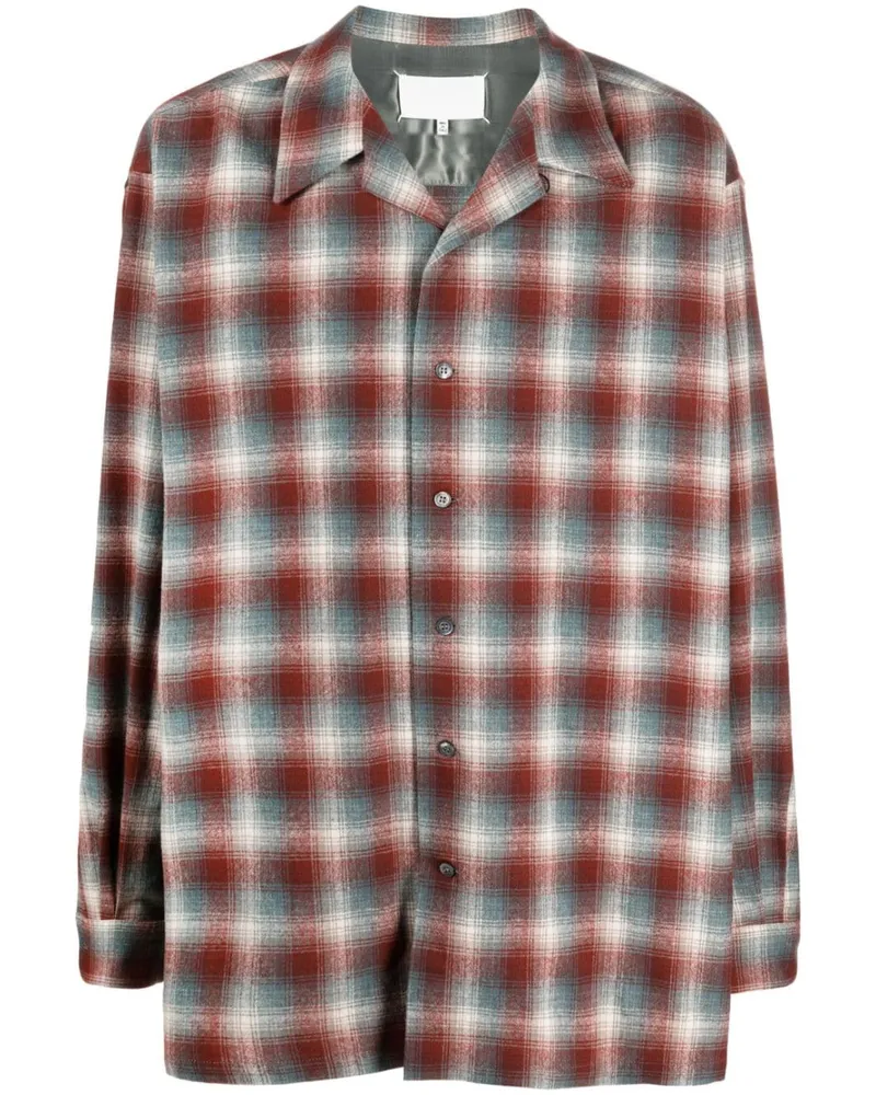 Maison Margiela x Pendleton Hemd mit Karomuster - Rot Rot