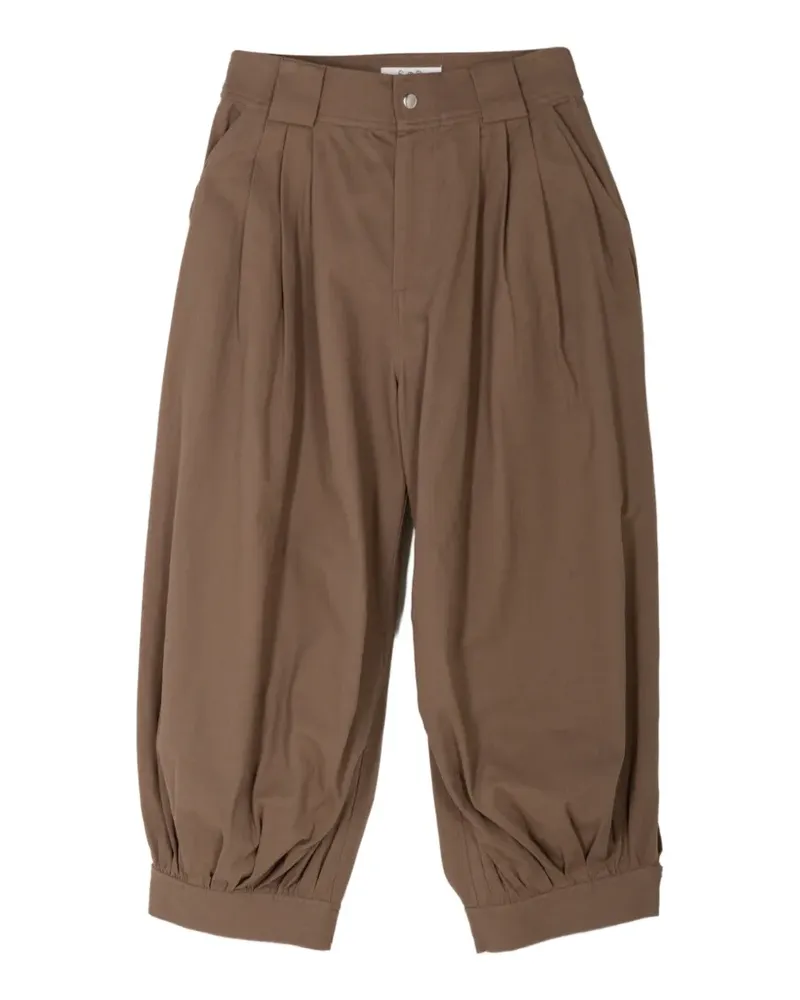 Sea Lois pleated twill trousers - Braun Braun